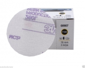 00907 Супертонкий абразивный полировальный диск 3M™ Hoоkit серия Purple 260L, без отверстий, диам. 75 мм, Р1500