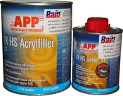 020407 2К Акриловий ґрунт APP HS Acryfiller 5:1 (1л) + затверджувач APP HS Harter ХFHN (0,2л), білий