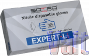 T103012, SOTRO EXPERT, Перчатки нитриловые одноразовые EXPERT Blue, L - голубые