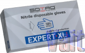 T103013, SOTRO EXPERT, Перчатки нитриловые одноразовые EXPERT Blue, XL - голубые