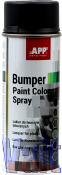 210406 Бамперная структурная краска аэрозольная APP Bumper Paint - New Line, 400мл, темно-серая