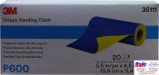 35111 3M™ Гибкие абразивные листы в рулонах 139 х 114 мм, P600