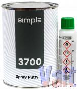 380050, Simple, SPRAY PUTTY Шпаклевка жидкая спрей-наполнитель, 1.2 кг