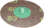 Фибровый диск Green Corps, крепление Roloc, d 75мм, P50 