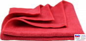 8-803-0002, C.A.R.FIT, Червона полірувальна серветка з мікрофібри м'яка, 40х40см