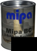 BC Super Black Базовое покрытие "металлик" Mipa "Черная база", 1л