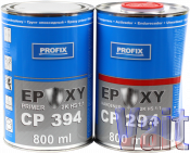 CP394 + CP294 , Profix, Епоксидний ґрунт - наповнювач, CP394 Epoxy 2К HS 1:1, 0,8 л + 0,8 л, сірий