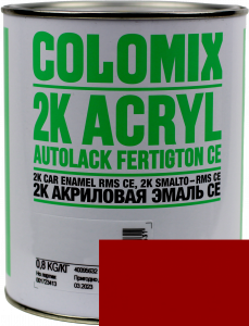 Купить 40094432, COLOMIX 2K Акриловая эмаль, 1015 КРАСНАЯ, 0,8 кг в комплекте с отвердителем 0,14кг - Vait.ua