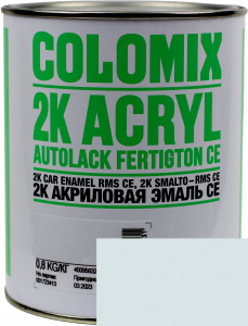 Купить 40092432, COLOMIX 2K Акриловая эмаль, 202 СНЕЖНО - БЕЛАЯ, 0,8 кг в комплекте с отвердителем 0,14кг - Vait.ua