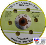 Диск-подошва универсальная DDCars D150 мм, 5/16” для шлифовальных машинок (6 отверстий)
