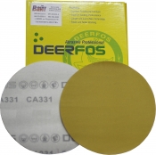 Круг абразивный Deerfos GOLD VELCRO, D150mm, без отверстий, P180