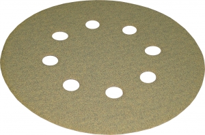 Купити Абразивний диск для сухого шліфування KAEF, діаметр 125 мм (8 отворів), P120 - Vait.ua