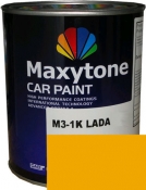 1035 Акрилова автоемаль Maxytone 2К Acryl Autolack "Жовта" в комплекті з затверджувачем