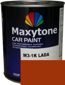 1025 Акриловая автоэмаль Maxytone 2К Acryl Autolack "Оранжевая" в комплекте с отвердителем