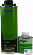 Mipa Raptor Захисне покриття із структурним ефектом на базі поліуретанових смол 2K (0,75 л + 0,25 л), чорне, комплект 1л