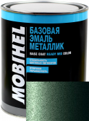 03049 Автоемаль базова "металік" Helios Mobihel "Зелена", 1л