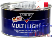 Облегченная среднезернистая шпатлевка Solid Multi Light, 1,0 кг