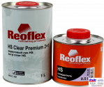 RX C-02 HS Clear Premium 2+1, Reoflex, Двокомпонентний акриловий лак (1,0л) в комплекті з затверджувачем RX H-02 (0,5л)