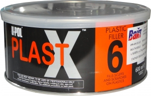 Купити Пластична шпаклівка з підвищеною адгезією для пластику U-Pol PLAST X®6, 0,6л - Vait.ua