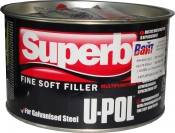 SUPERB/2 Легкошлифуемая мультифункциональная U-Pol Fine Soft шпатлевка, 1л