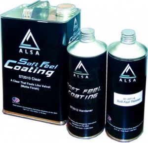 Купить Матовый лак ALSA SOFT FEEL (3,79л) в комплекте с отвердителем (1л) и растворителем (1л) - Vait.ua