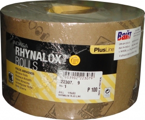 Купить Абразивная бумага в рулоне на латексной основе RHYNALOX PLUS LINE (Плюс линия), 115мм x 50м, P400 - Vait.ua