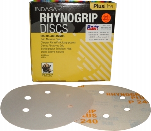 Купить Абразивный диск для сухой шлифовки INDASA RHYNOGRIP PLUS LINE (Плюс линия) 6 отверстий, диаметр 125мм, Р320 - Vait.ua