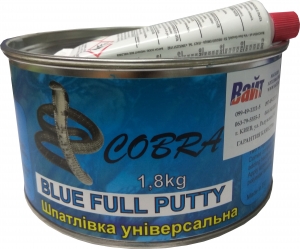 Купити Шпаклівка універсальна синя Cobra Blue Full Putty, 1,8 кг - Vait.ua