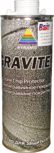 Купить Антигравийное текстурное покрытие PYRAMID GRAVITEX 1л, белое - Vait.ua